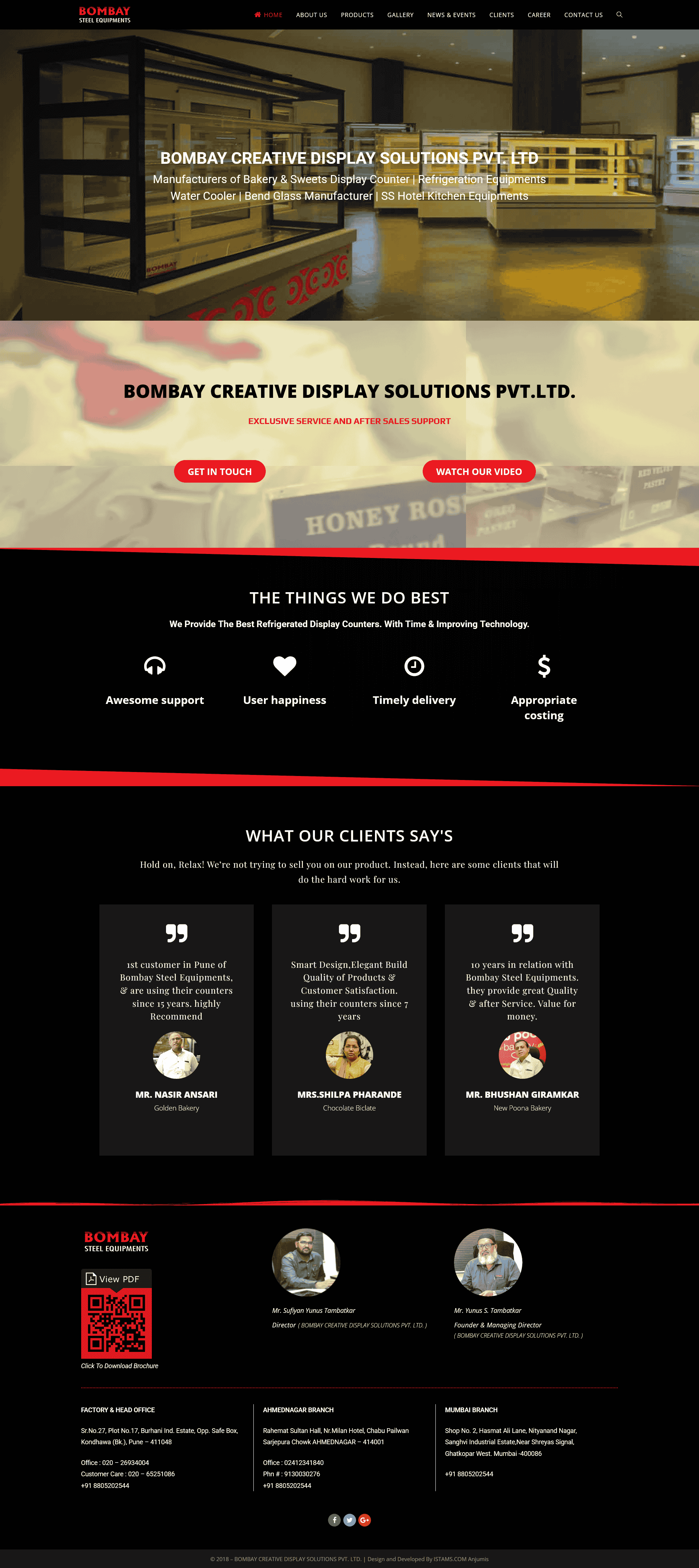Bombay Steel Website Live