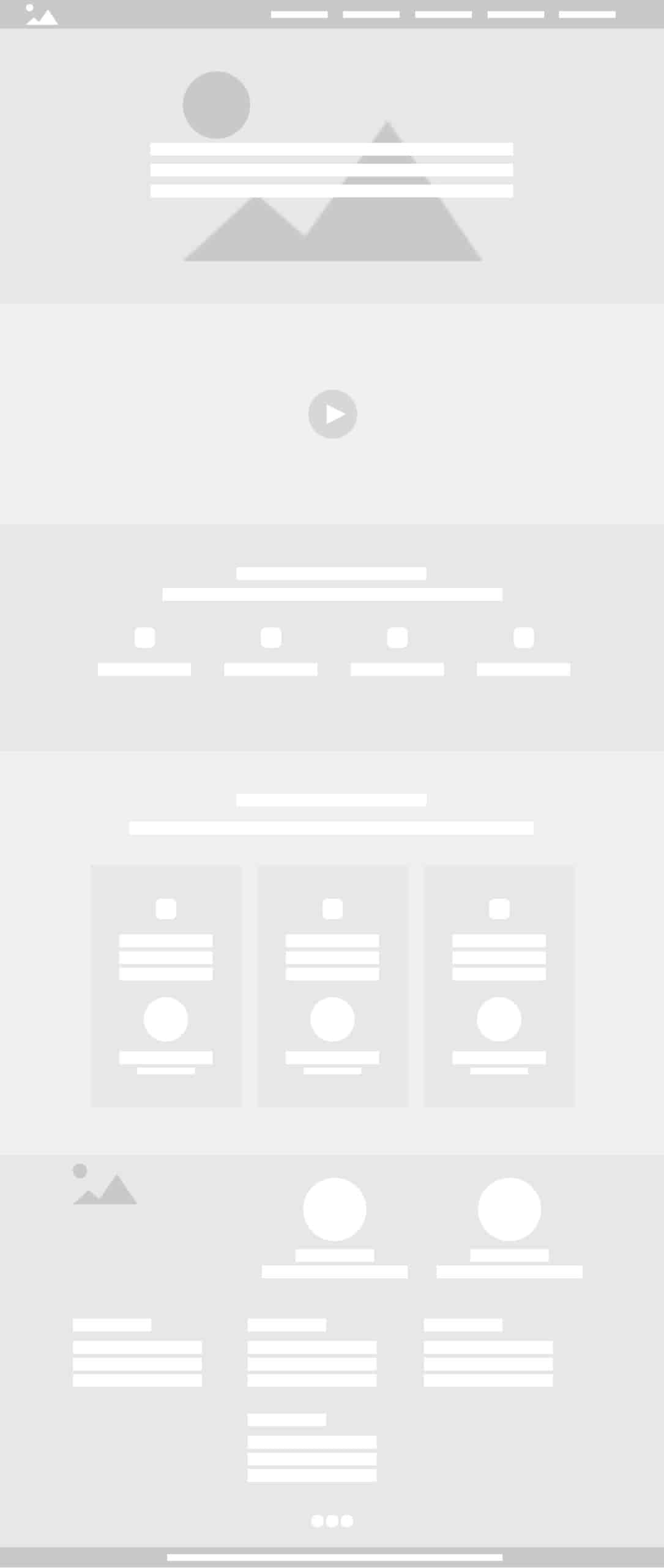Bombay Steel Website Wireframe